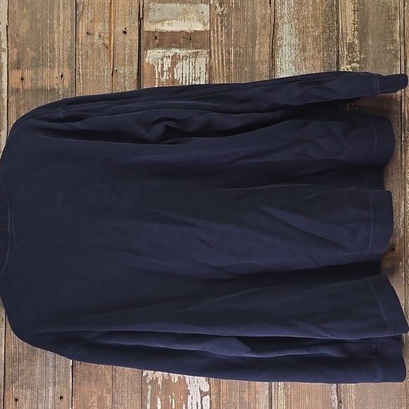 Cutter & Buck Navy Blue Pullover with Embroidered Sleeve, Men's Size L - Picture 3 of 5